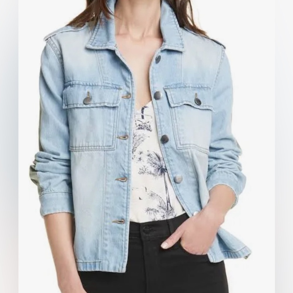 Excellent Condition Frame Cargo Denim Jacket Size S/P